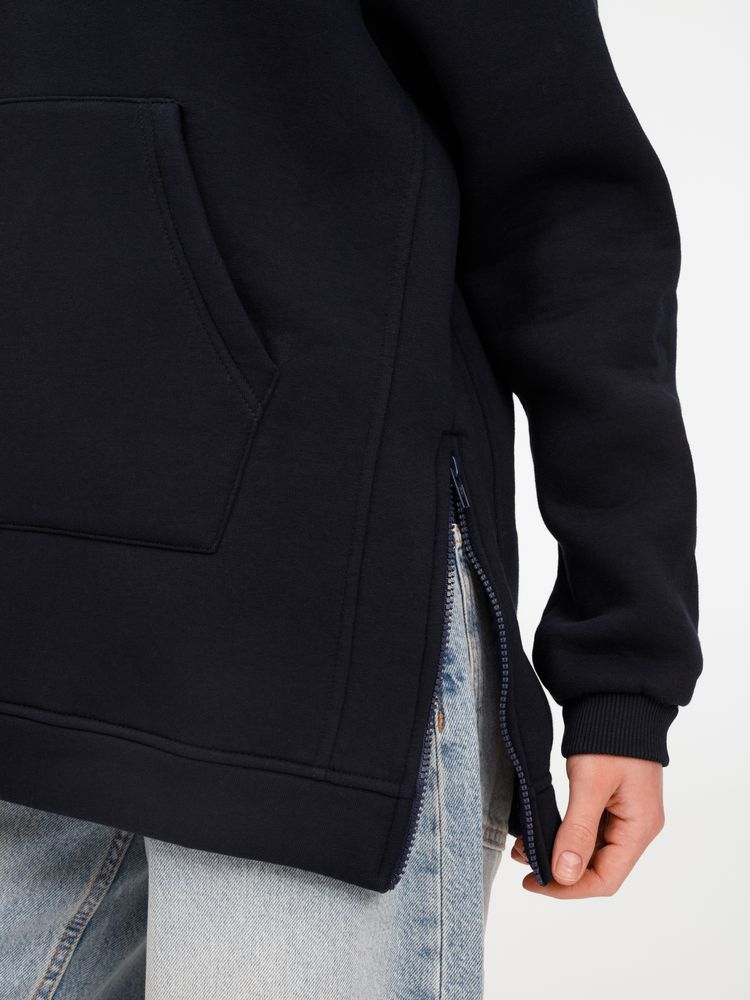 Худи унисекс оверсайз Easy Street, темно-синее — изображение 13