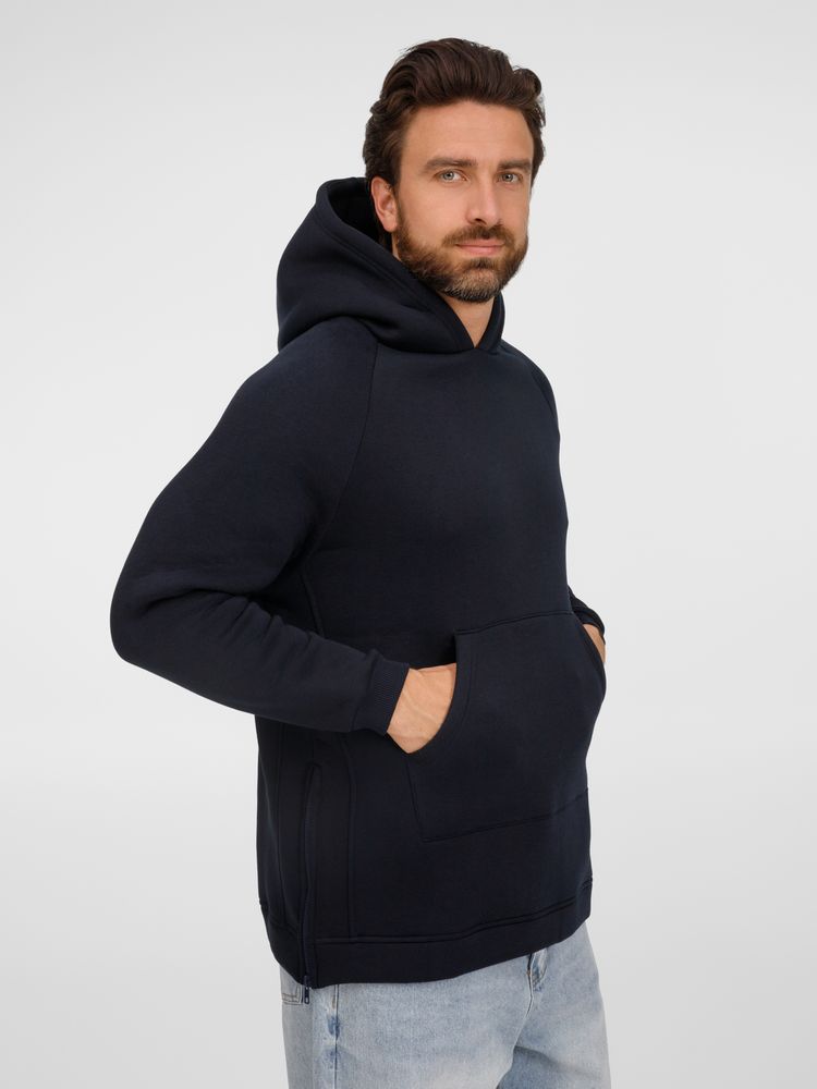 Худи унисекс оверсайз Easy Street, темно-синее — изображение 6