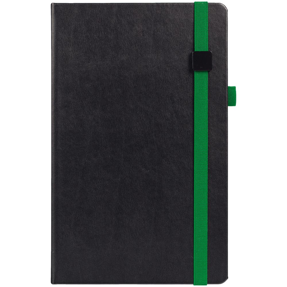 Ежедневник Ton Black, недатированный, черный с зеленым — изображение 2