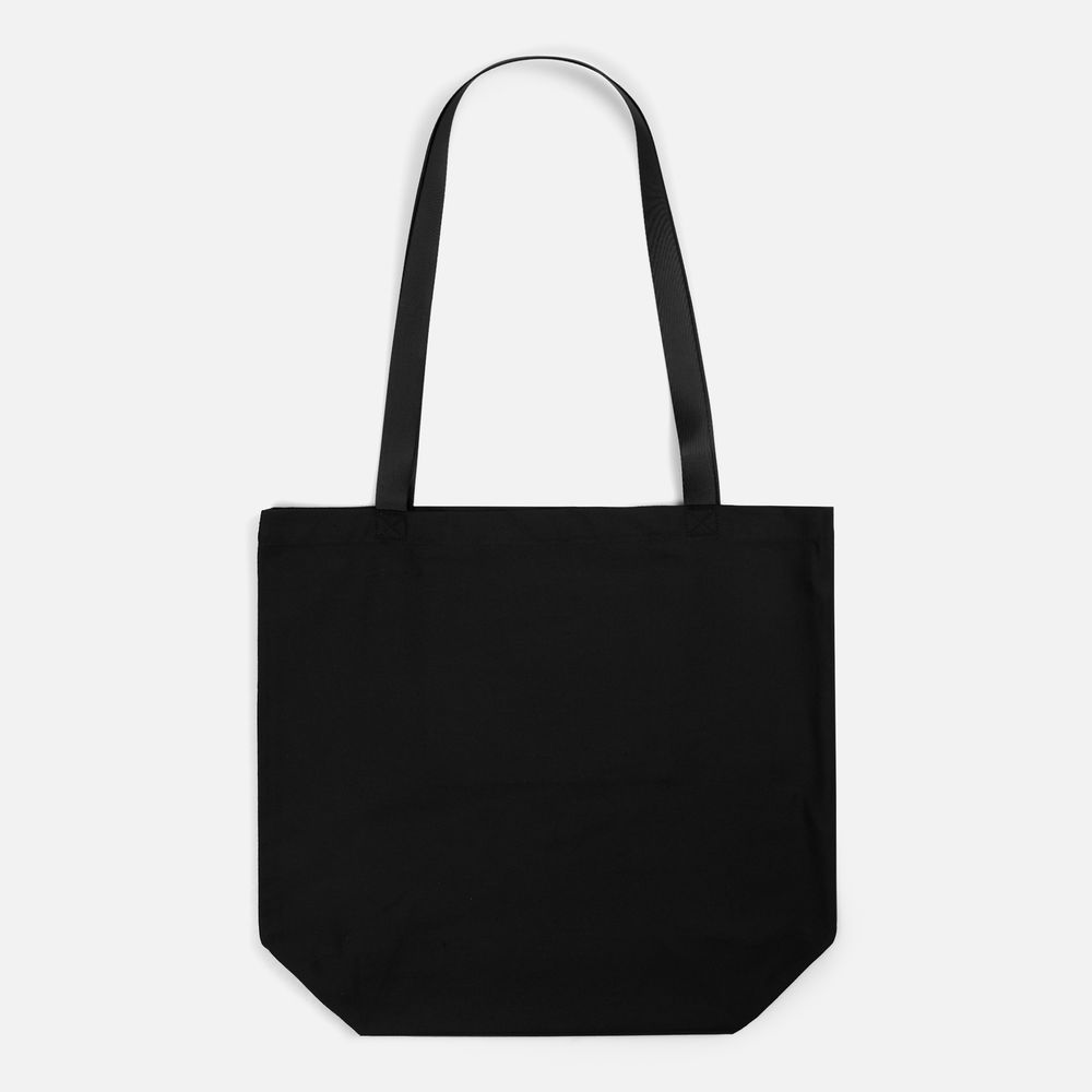 Шопер B5, черный с черными ручками — изображение 2