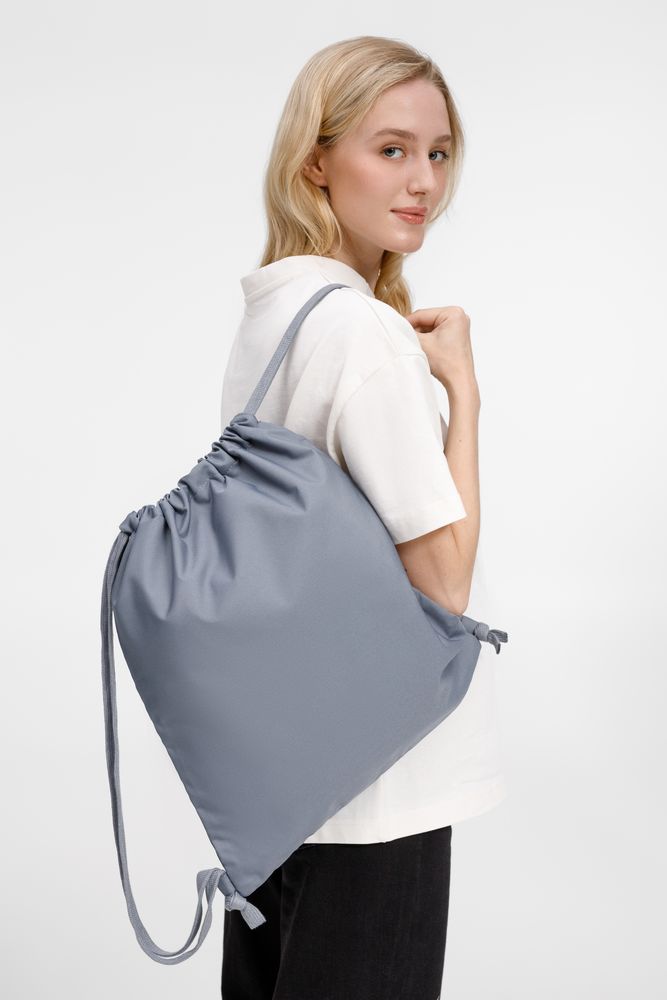 Рюкзак B3, серый с серыми лямками — изображение 5