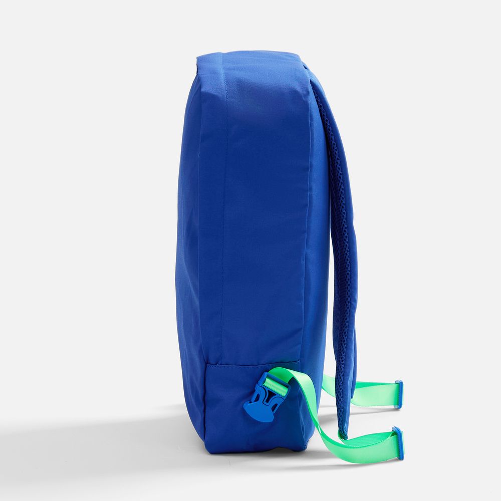 Рюкзак B2, синий с зелеными стропами — изображение 3