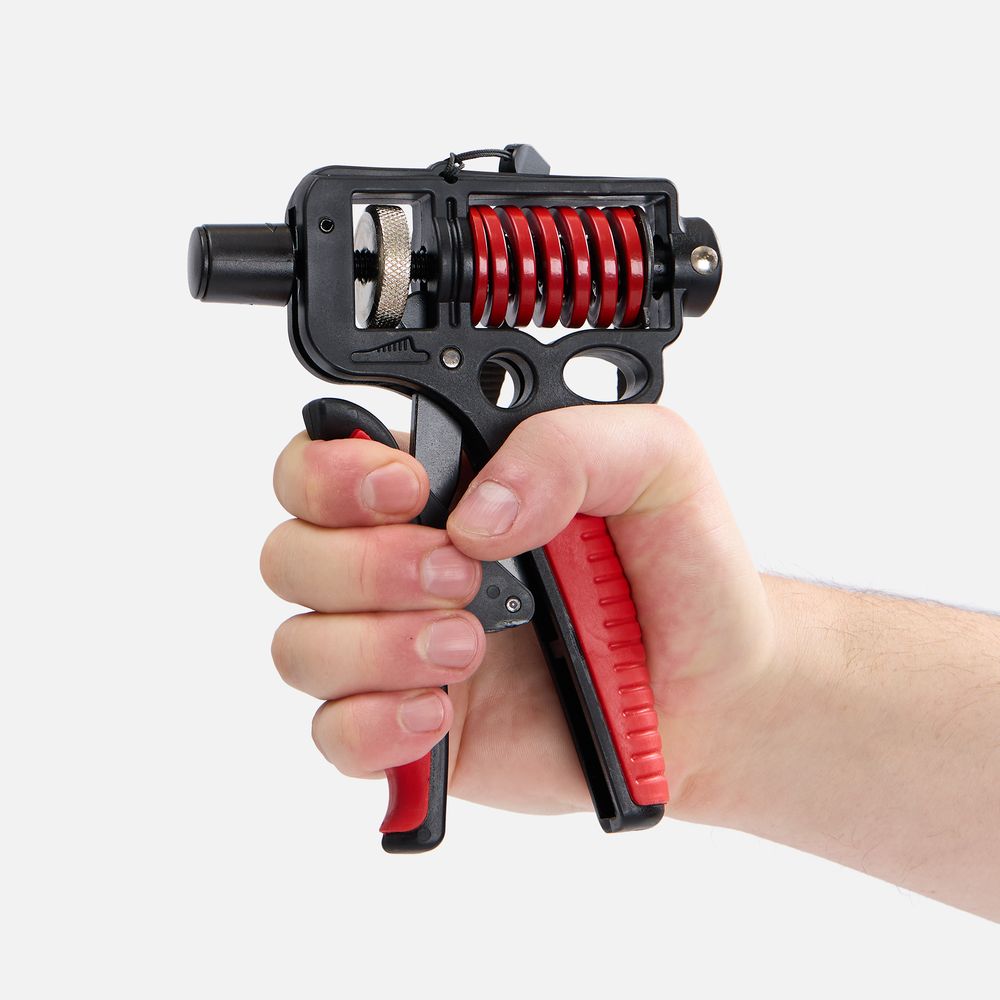 Эспандер кистевой пружинный Motive Power, черный с красным — изображение 3