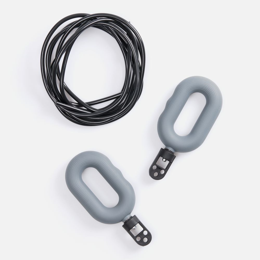 Мультифункциональная скакалка с эспандером Multi McFly, серая — изображение 2