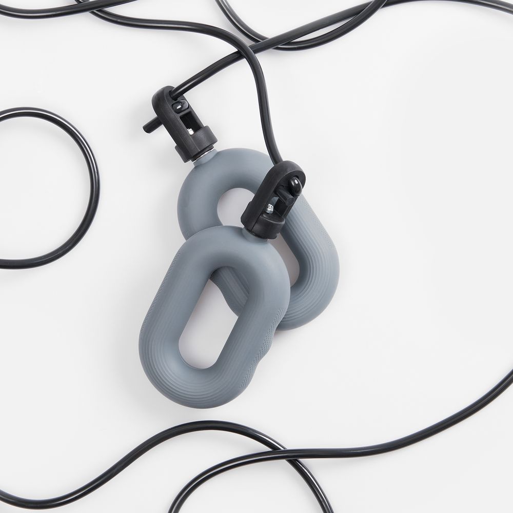 Мультифункциональная скакалка с эспандером Multi McFly, серая — изображение 3