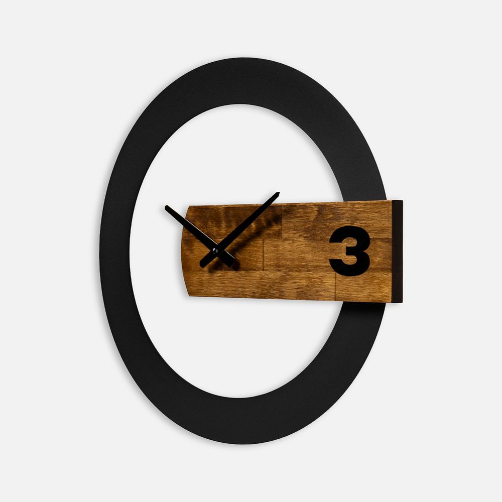 Часы TimeLord, черные с коричневым — изображение 2