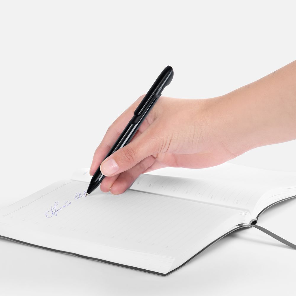 Ручка шариковая Evoxx Recycled, черная — изображение 6