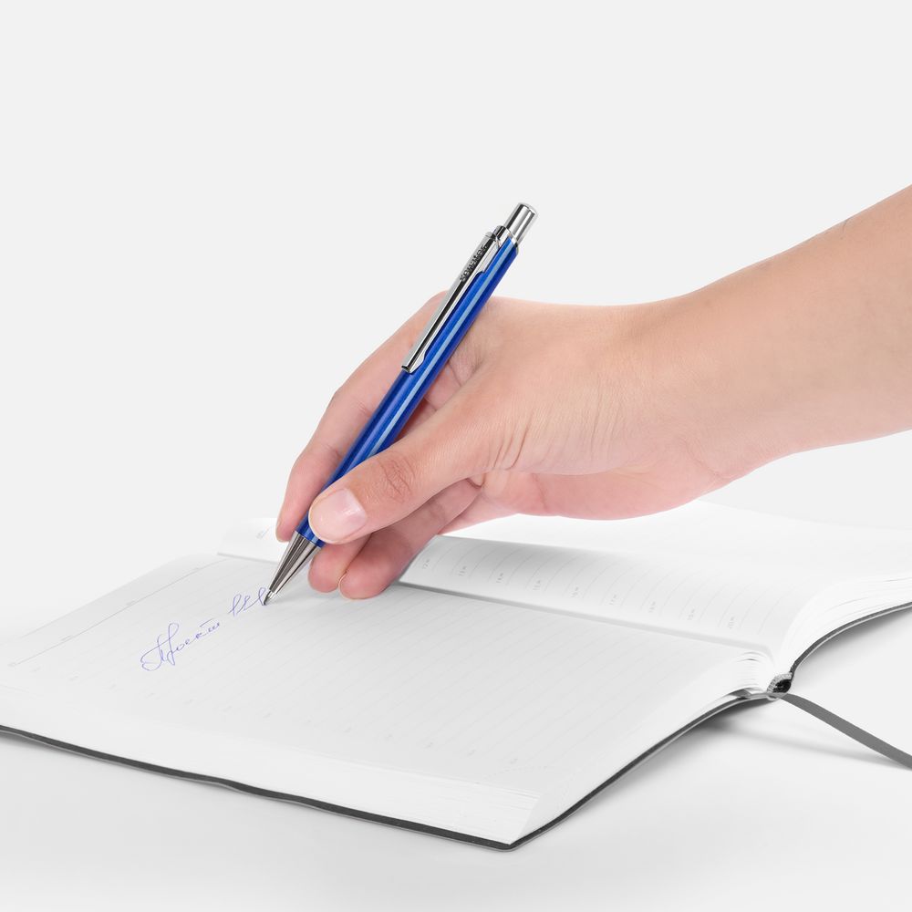 Ручка шариковая Arvent Glossy, синяя — изображение 5