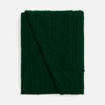 Плед Remitti, темно-зеленый (хвойный)