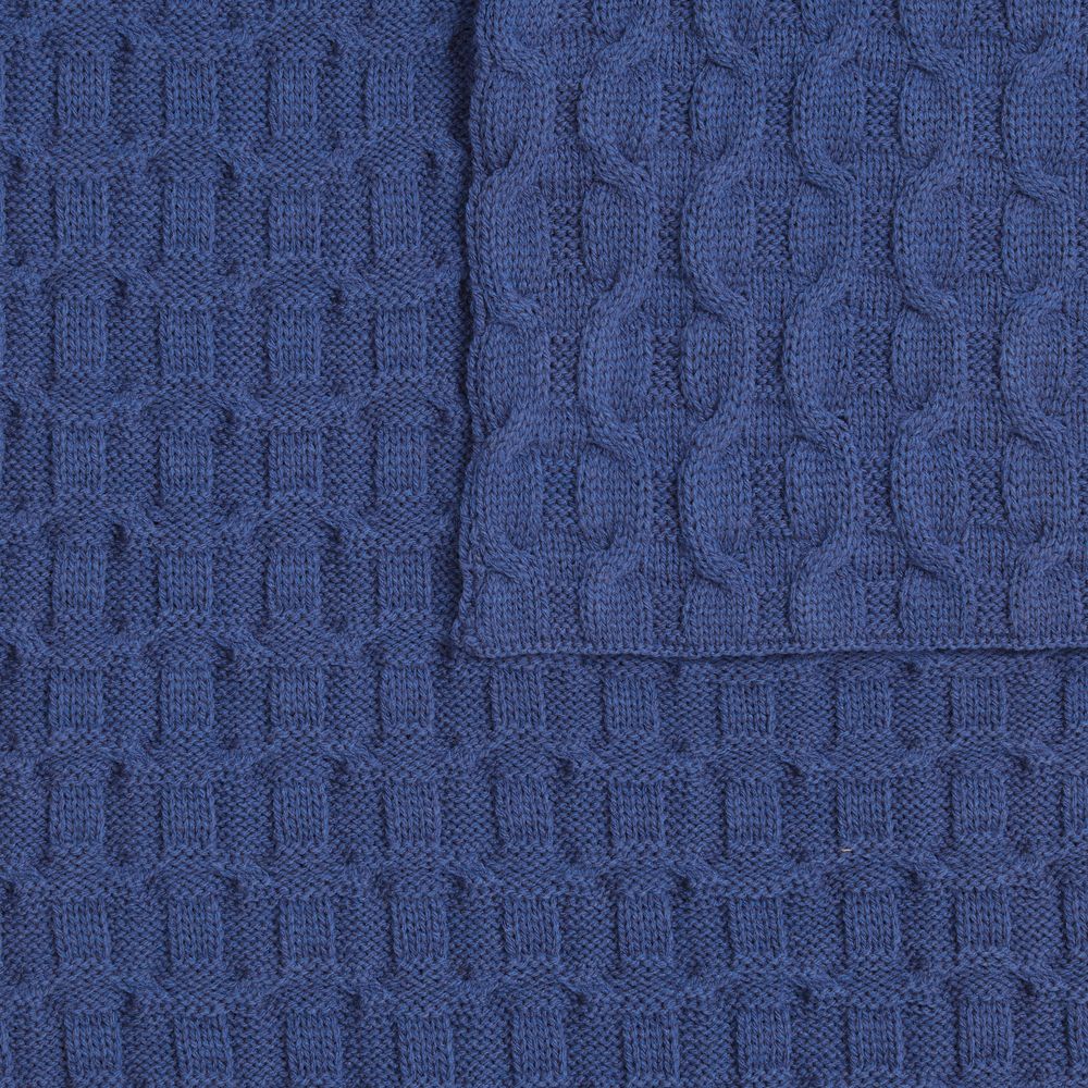 Плед Braidera, синий (черника) — изображение 3