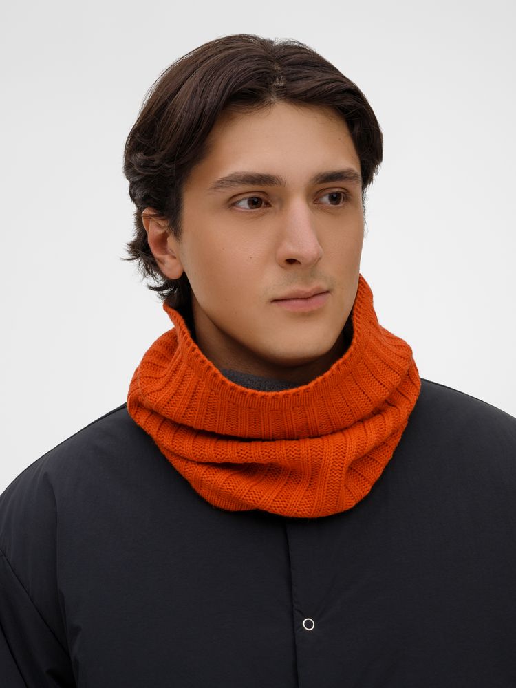 Снуд ComFleece, темно-оранжевый (кирпичный) — изображение 5