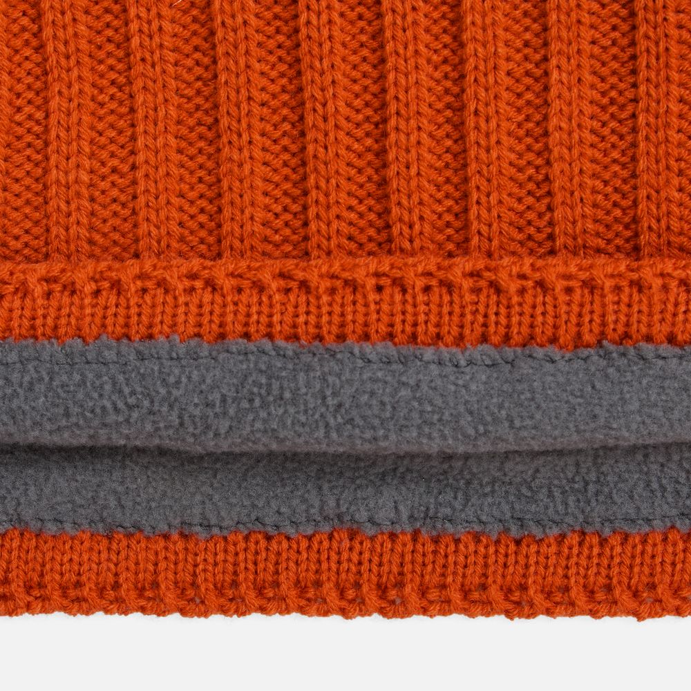 Снуд ComFleece, темно-оранжевый (кирпичный) — изображение 3