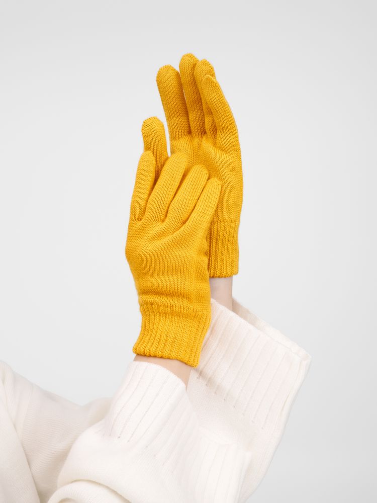 Перчатки Nobilis Mono, желтые (медовые) — изображение 3