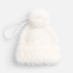 Подвеска на елку «Вьюжка», шапочка, белая