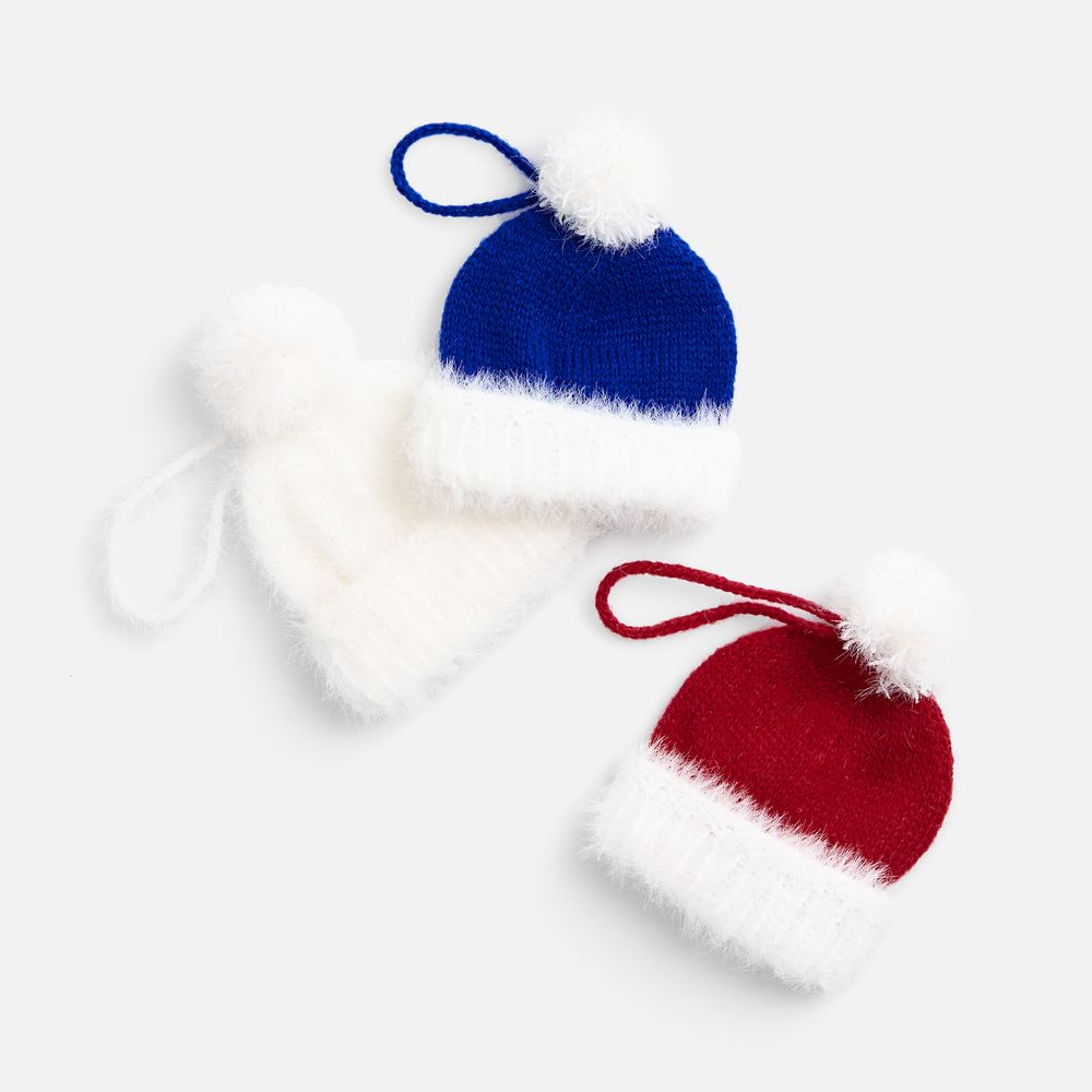 Подвеска на елку «Вьюжка», шапочка, белая — изображение 4