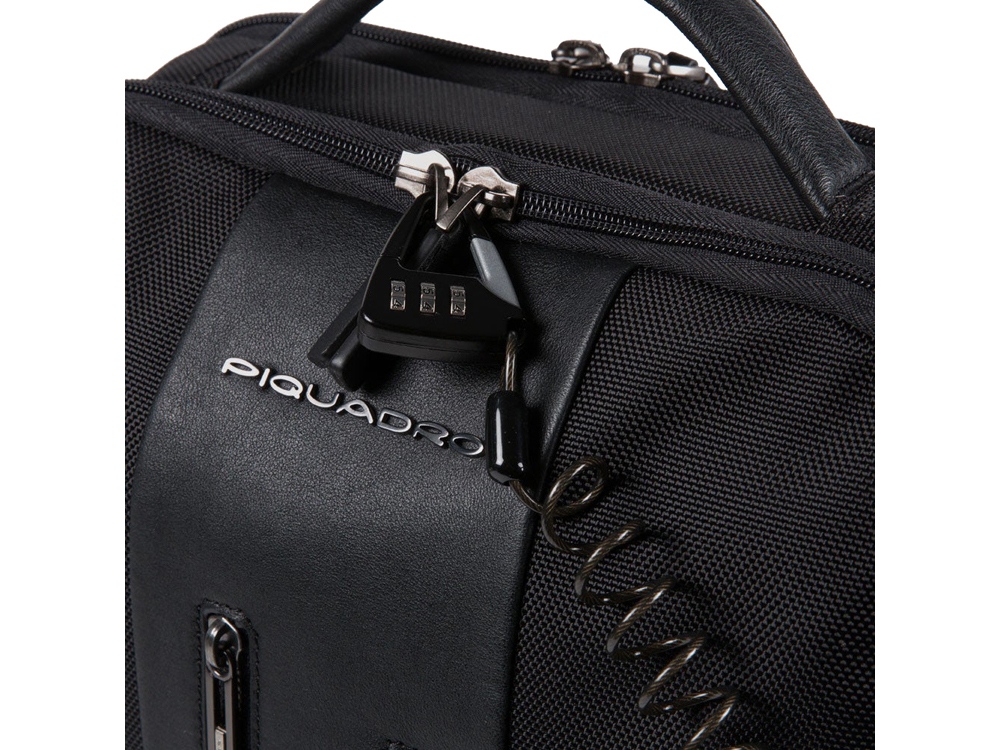 Рюкзак, Piquadro Brief, Черный — изображение 8