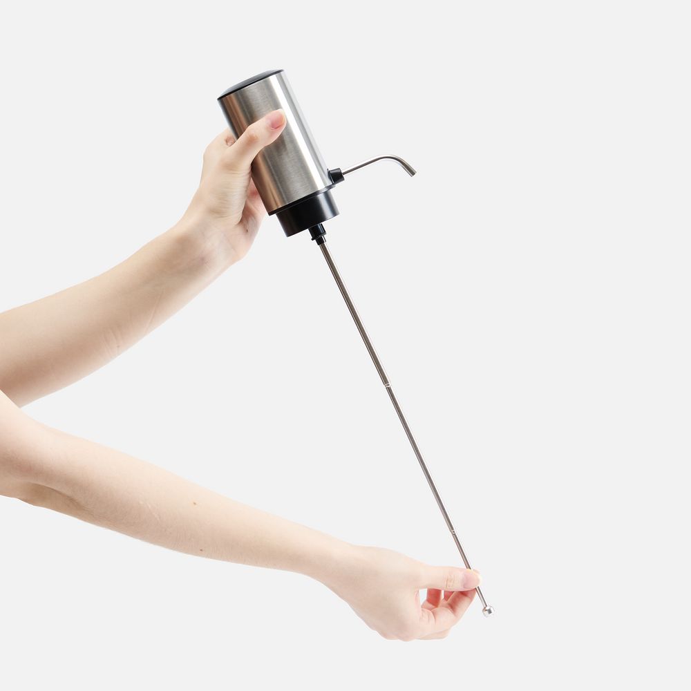 Электрический аэратор-дозатор для вина Tuoretta, серебристый — изображение 9