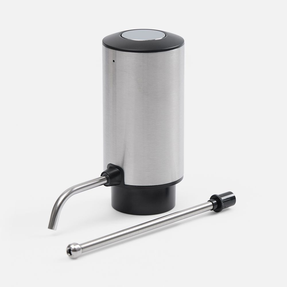 Электрический аэратор-дозатор для вина Tuoretta, серебристый — изображение 5