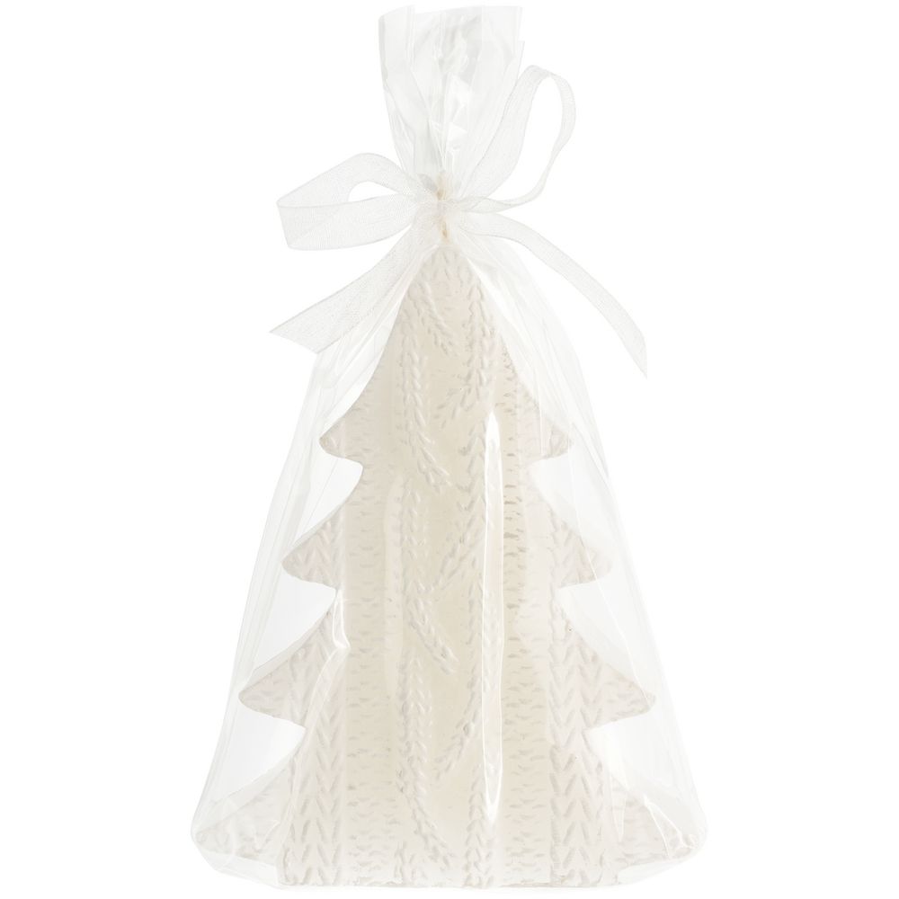 Свеча Kniteam, елка, белая — изображение 2