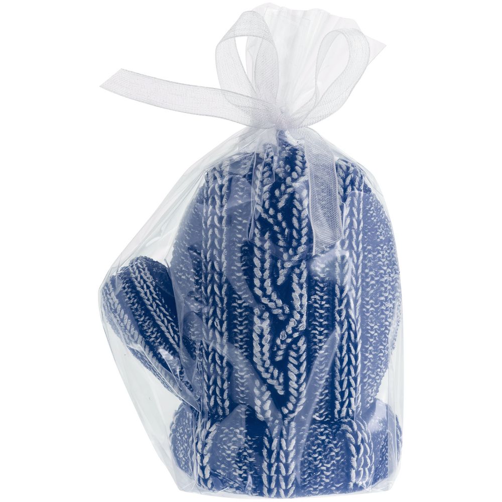 Свеча Kniteam, варежка, синяя — изображение 2