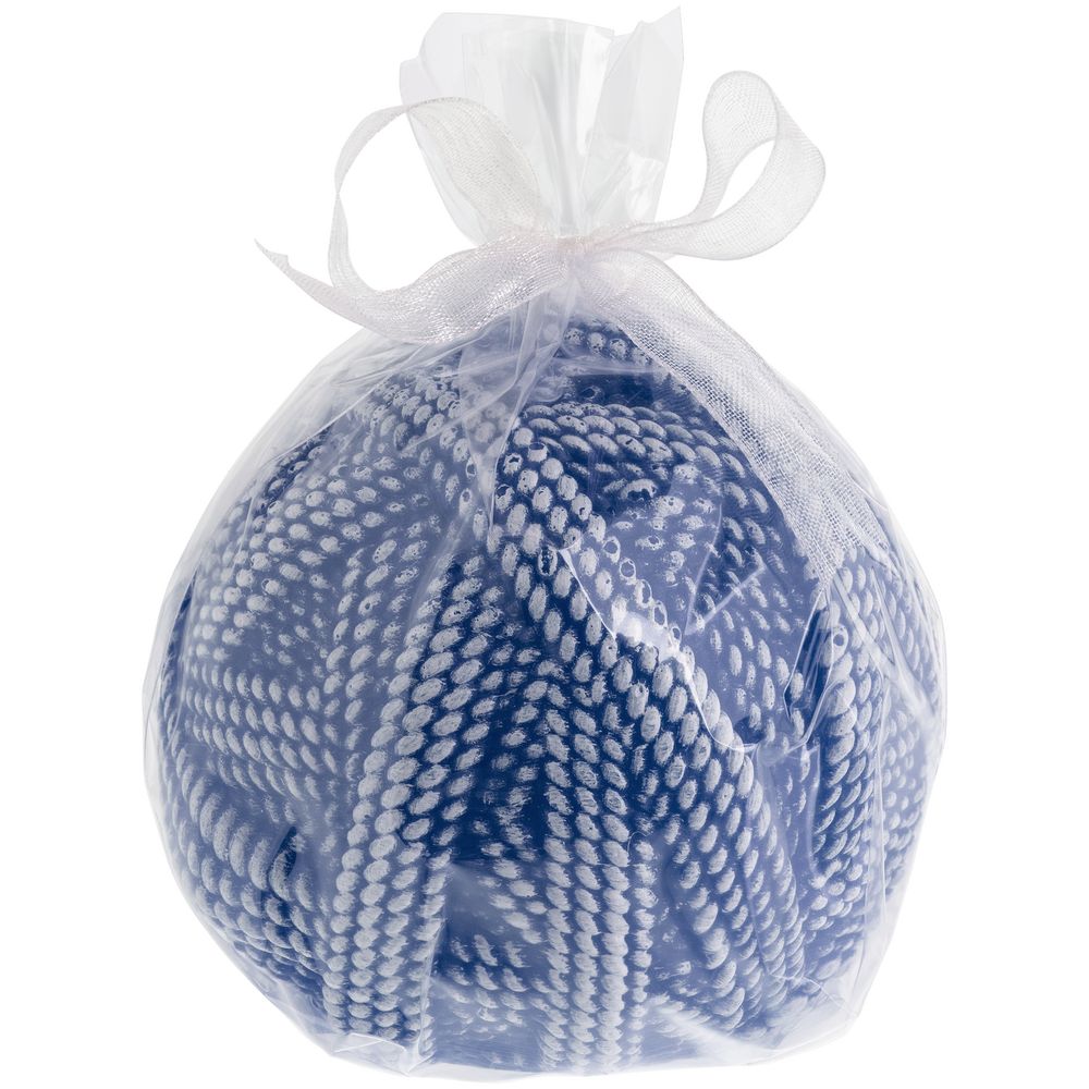 Свеча Kniteam, клубок, синий — изображение 2