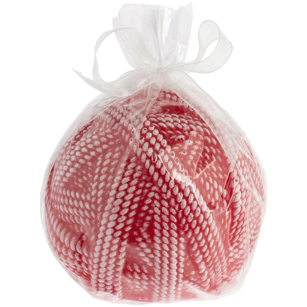 Свеча Kniteam, клубок, красный — изображение 2