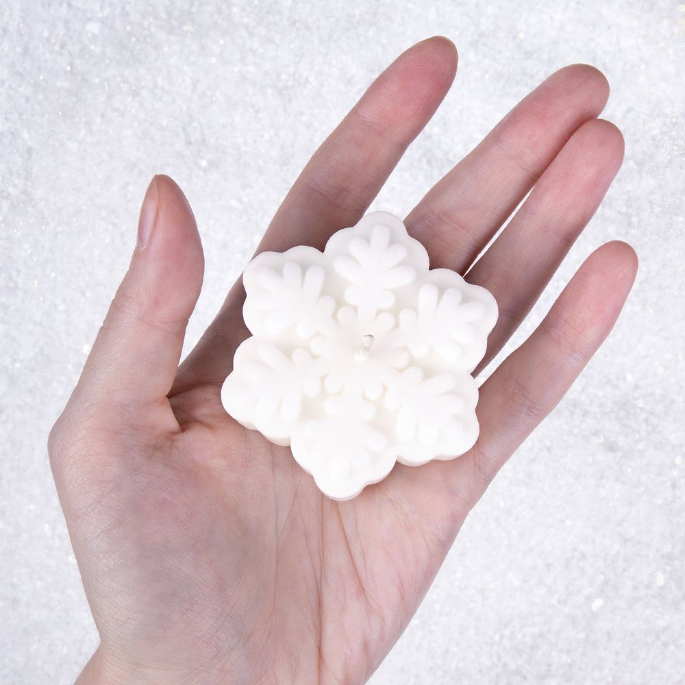 Свеча Snowlight 3, белая, 6 см — изображение 2