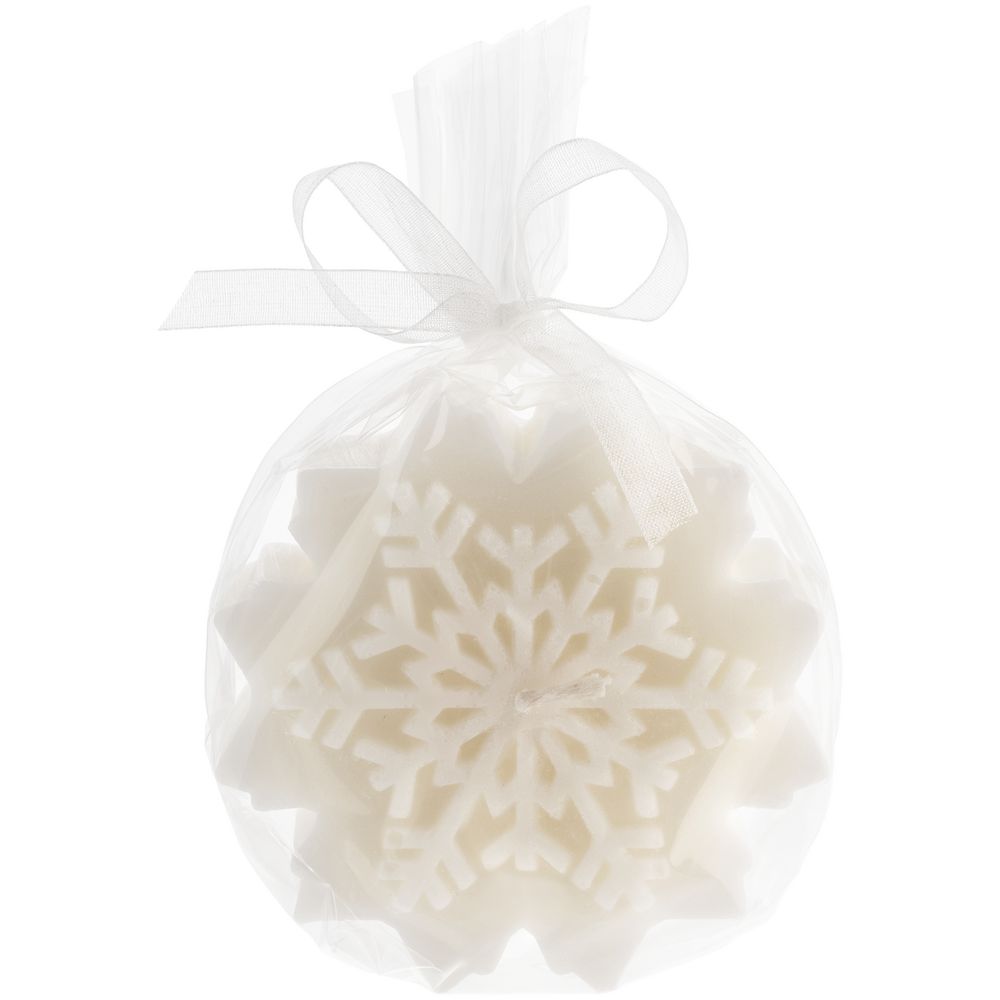 Свеча Snowflame 1, белая, 8 см — изображение 5