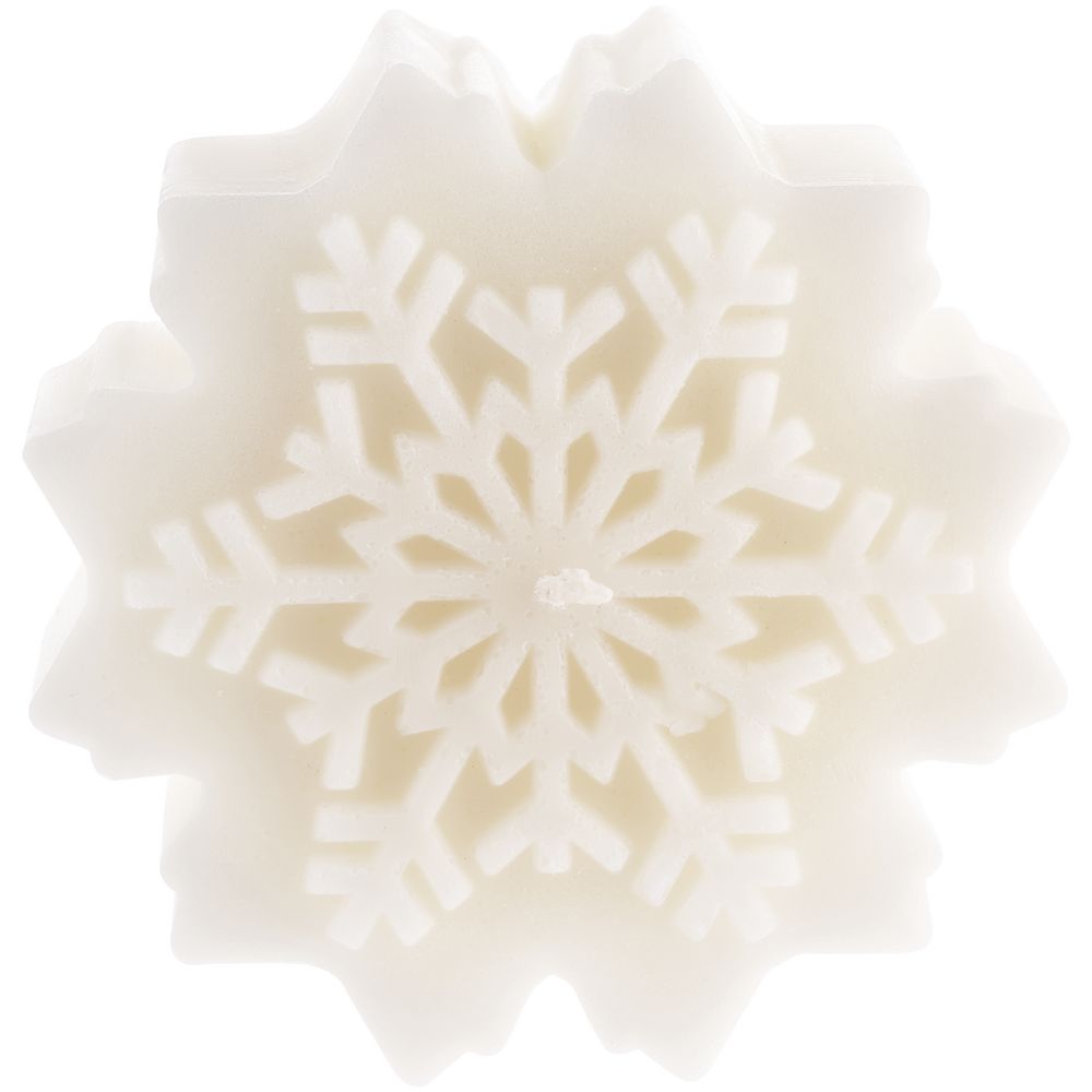 Свеча Snowflame 1, белая, 8 см — изображение 3