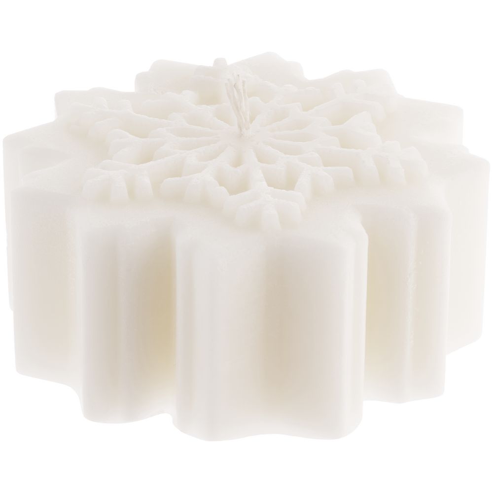 Свеча Snowflame 1, белая, 8 см — изображение 4