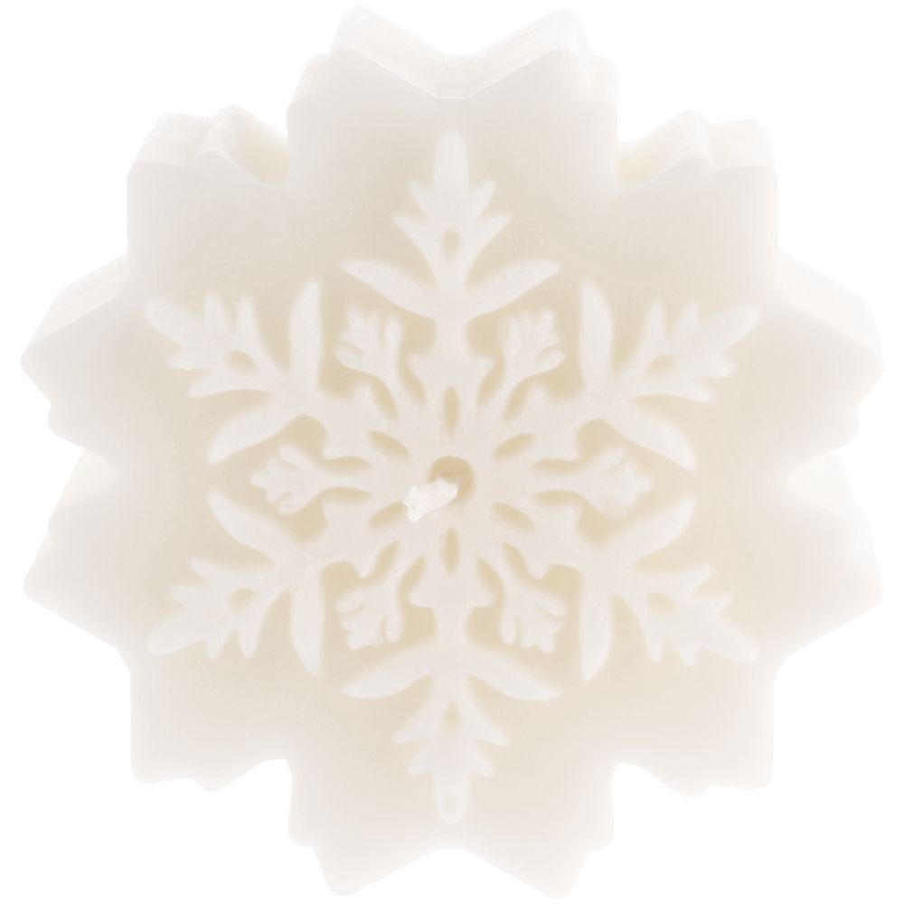 Свеча Snowflame 2, белая, 8 см — изображение 3