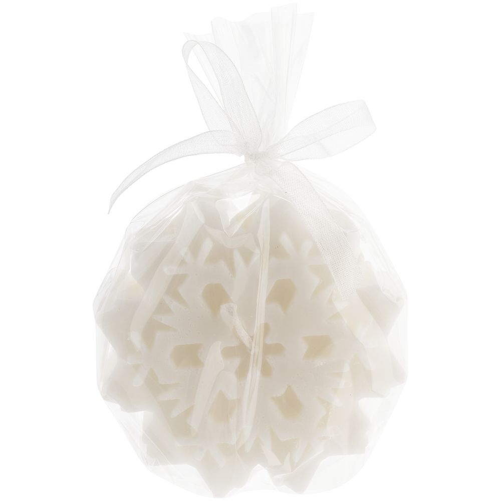 Свеча Snowflame 3, белая, 8 см — изображение 5