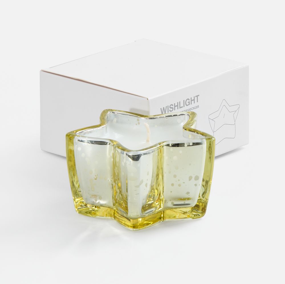 Свеча Wishlight, золотистая — изображение 3
