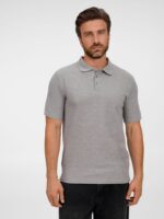 Рубашка поло унисекс Tervise, серый меланж