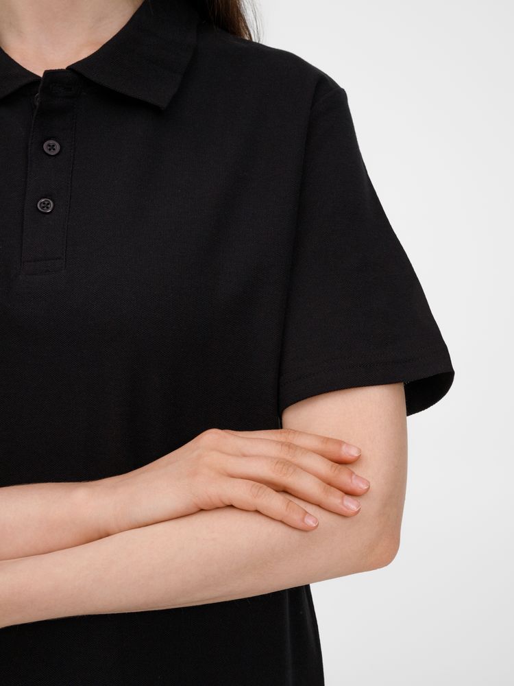 Рубашка поло унисекс Tervise, черная — изображение 13