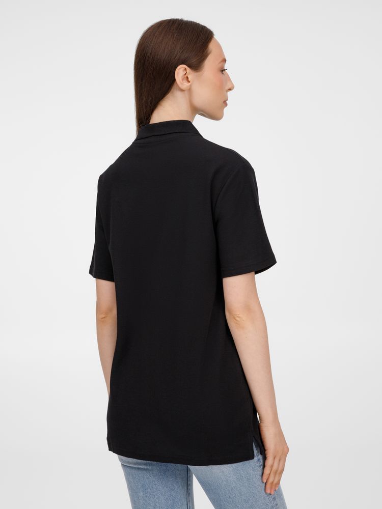 Рубашка поло унисекс Tervise, черная — изображение 12