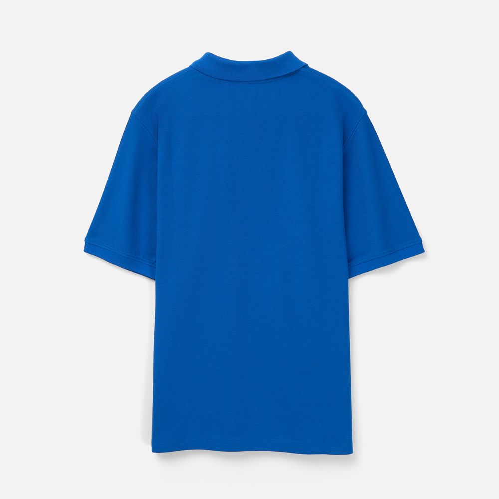 Рубашка поло унисекс Upswing, ярко-синяя — изображение 3