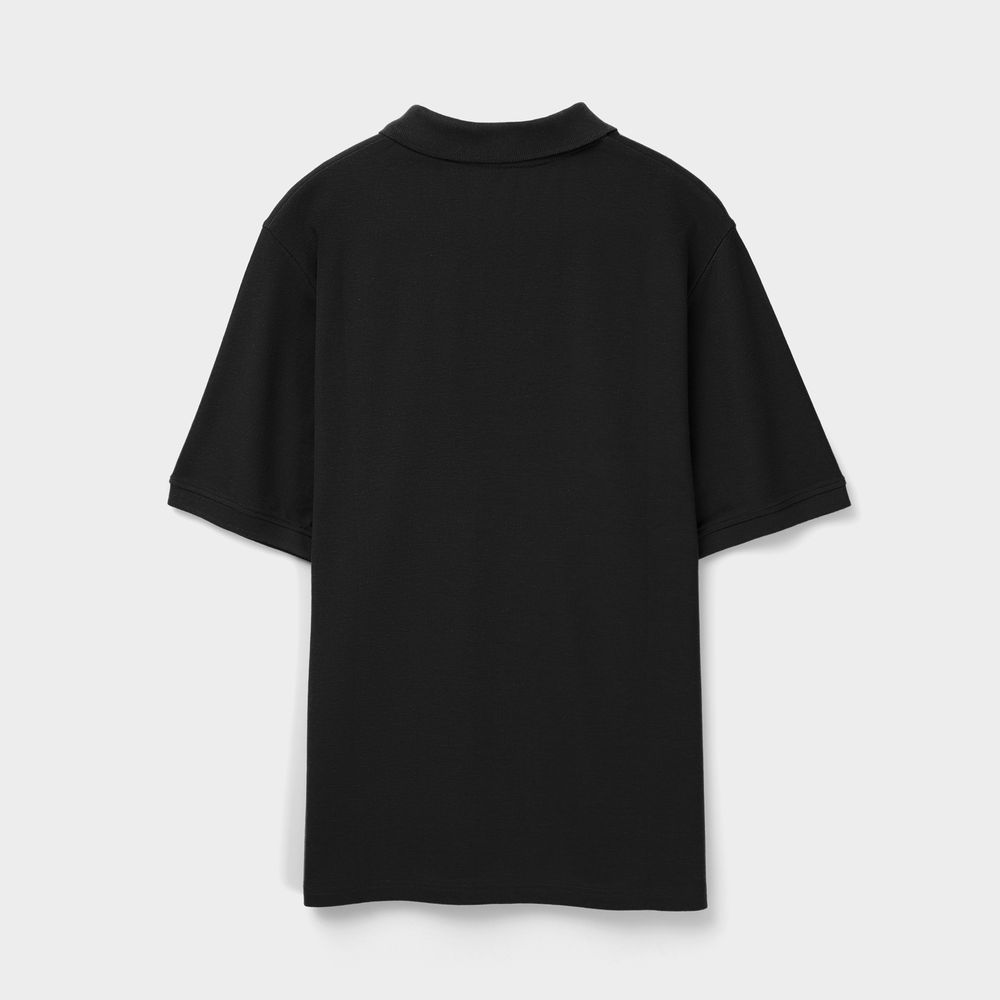 Рубашка поло унисекс Upswing, черная — изображение 3