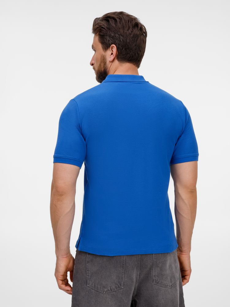 Рубашка поло унисекс Upswing, ярко-синяя — изображение 6