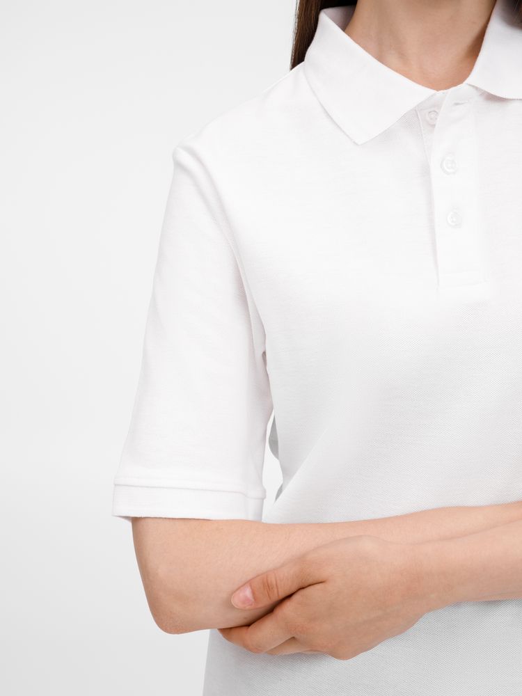 Рубашка поло унисекс Upswing, белая — изображение 12