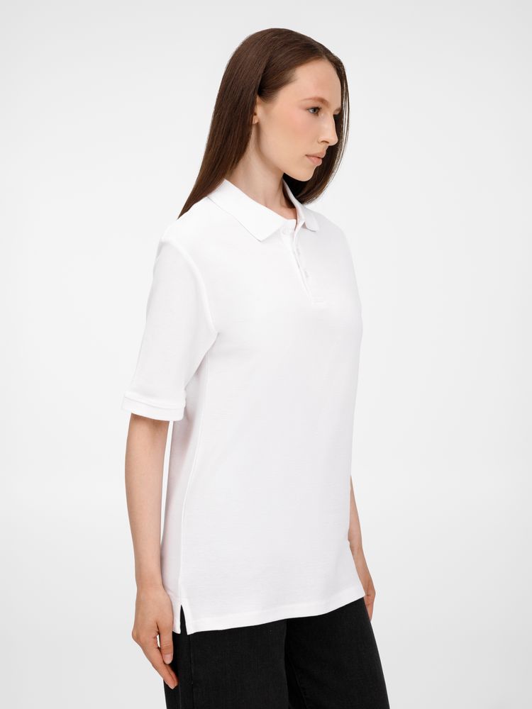 Рубашка поло унисекс Upswing, белая — изображение 11