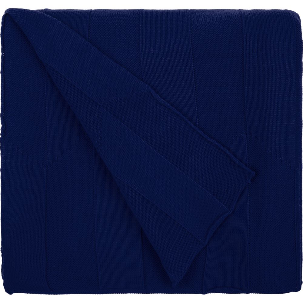 Плед Rombus, темно-синий (сапфир) — изображение 3