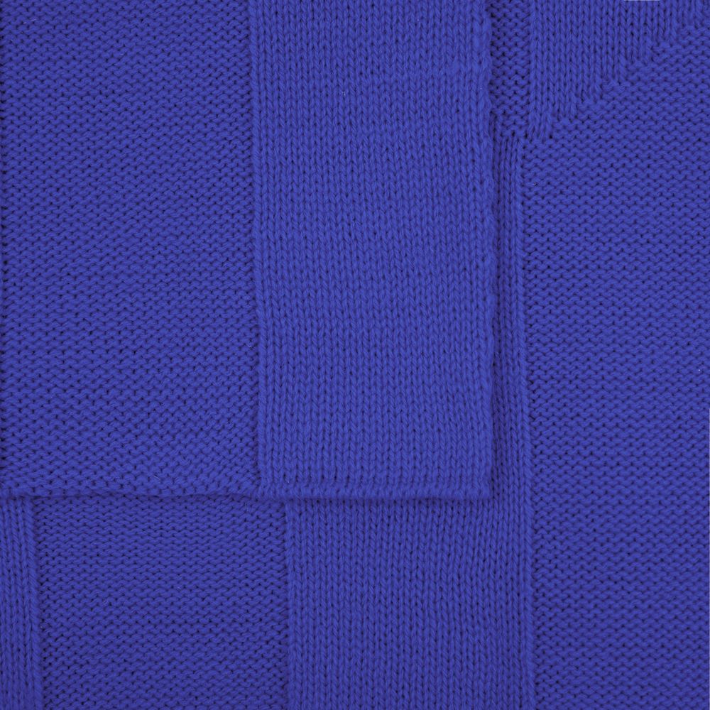 Плед Rombus, синий (василек) — изображение 4