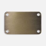 Шильдик металлический Furo, бронзовый