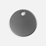 Шильдик металлический Alfa Sirkel, серый металлик