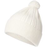 Шапка Knit Beat, белая (молочная)