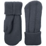 Варежки Knit Beat, серые (графит)