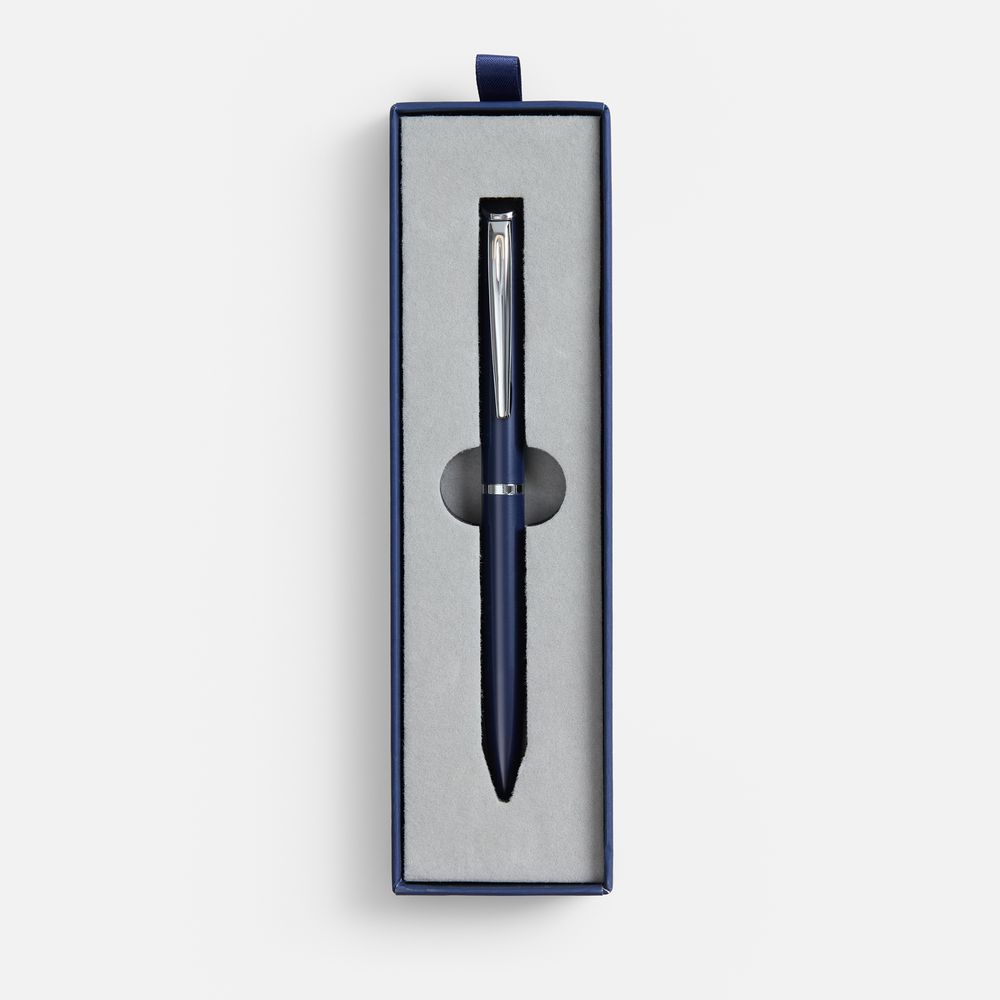 Ручка шариковая Ringa в футляре, синяя — изображение 2