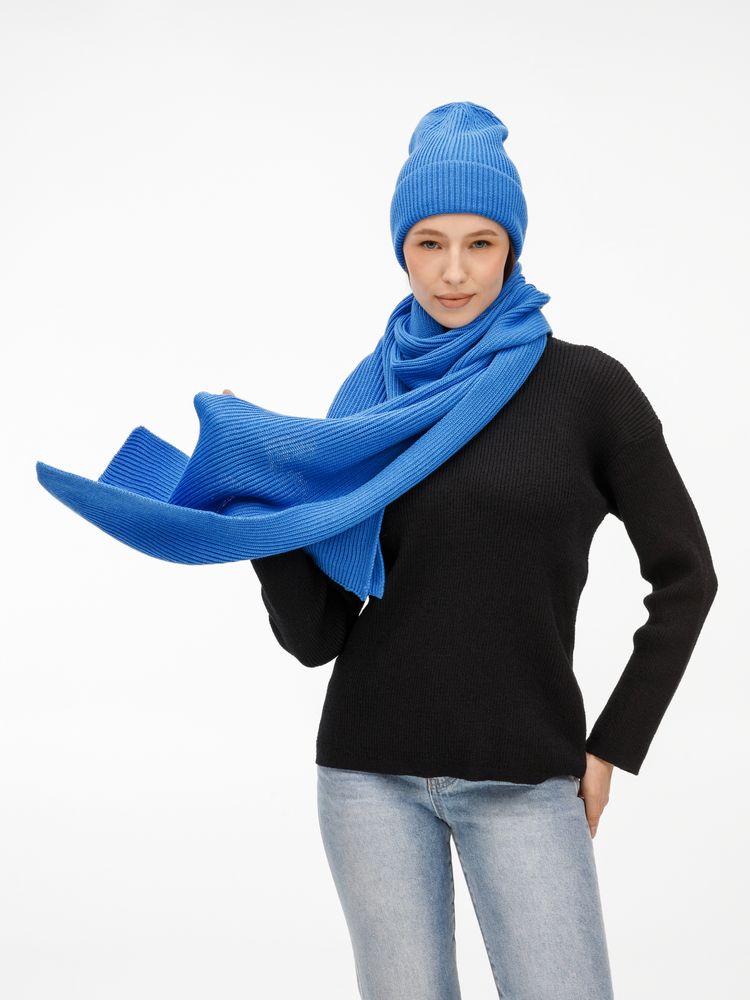 Шапка Nobilis Mono, синяя (аква) — изображение 8