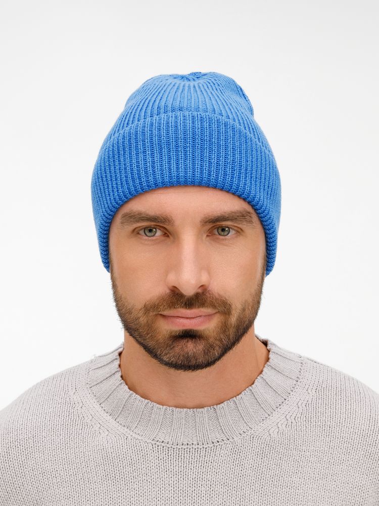 Шапка Nobilis Mono, синяя (аква) — изображение 4